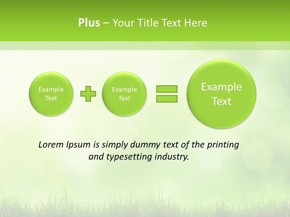Plain Spring Beautiful PowerPoint Template