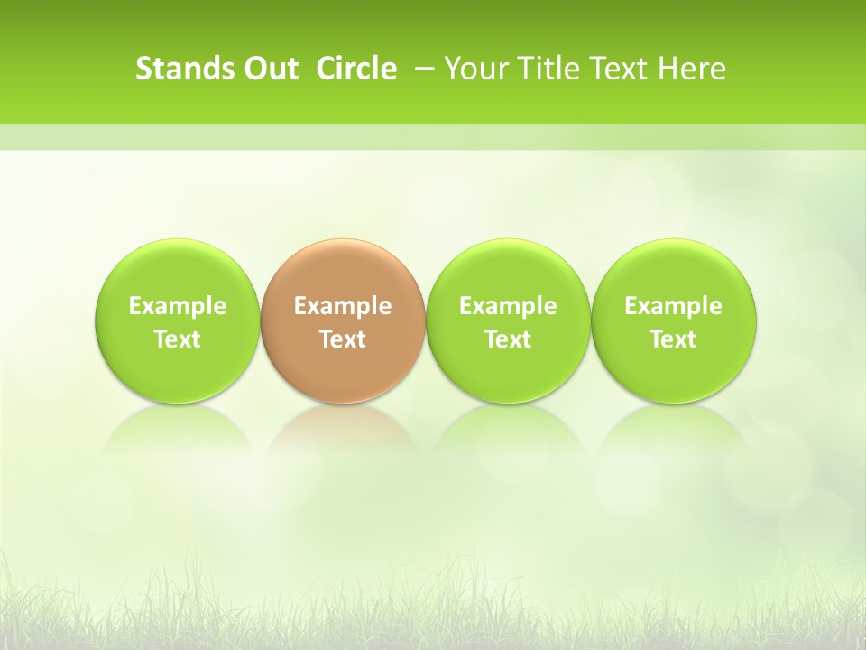 Plain Spring Beautiful PowerPoint Template