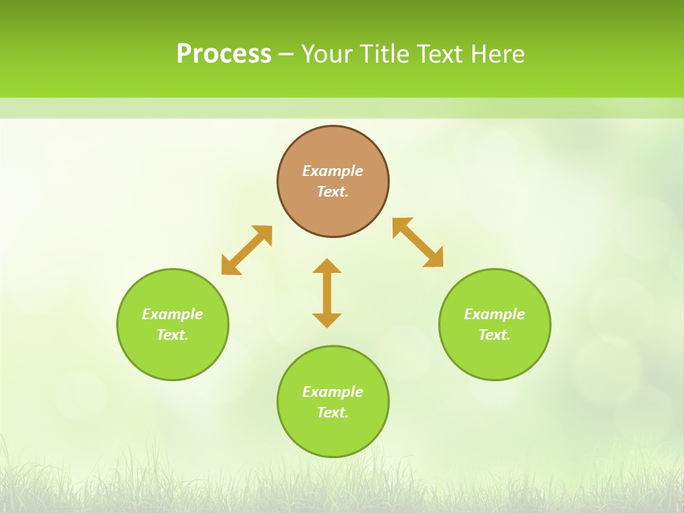 Plain Spring Beautiful PowerPoint Template