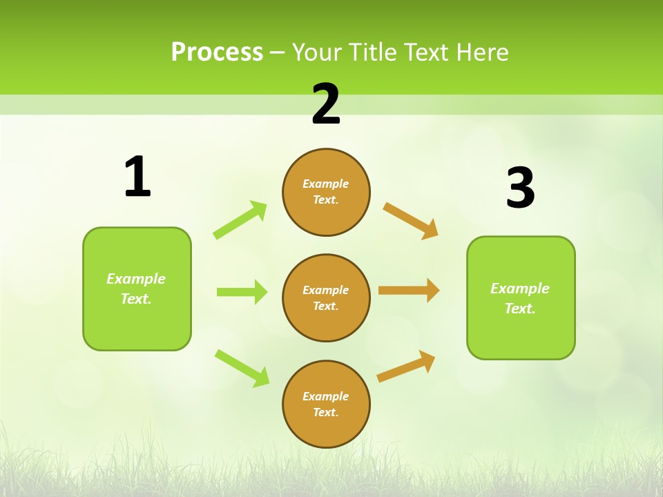 Plain Spring Beautiful PowerPoint Template