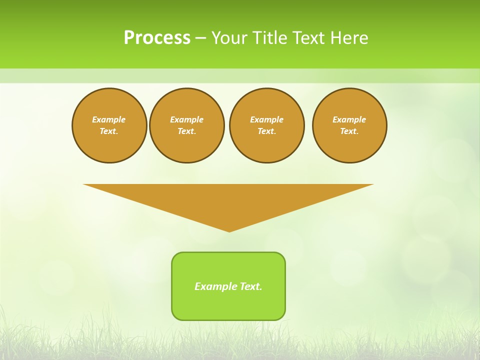 Plain Spring Beautiful PowerPoint Template