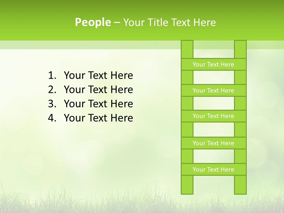 Plain Spring Beautiful PowerPoint Template