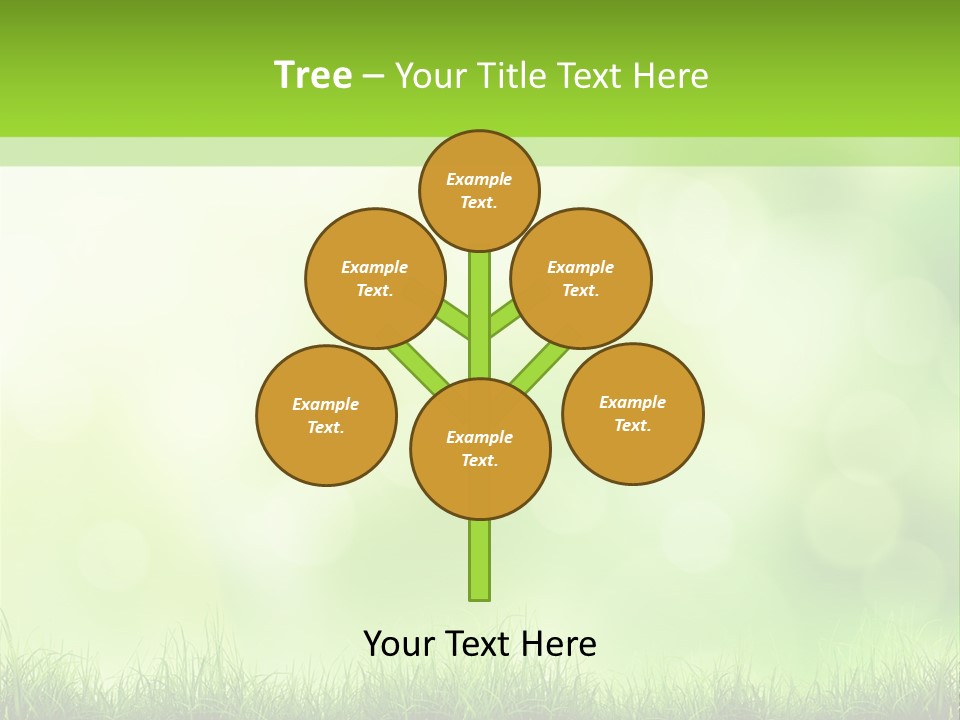 Plain Spring Beautiful PowerPoint Template