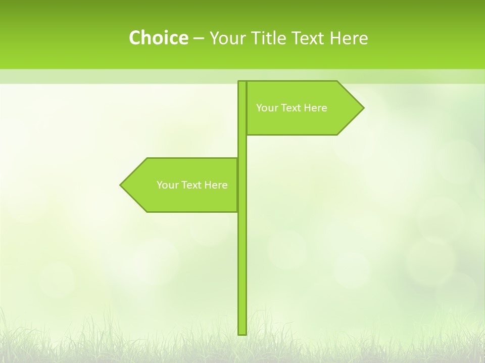Plain Spring Beautiful PowerPoint Template