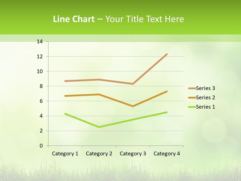Plain Spring Beautiful PowerPoint Template