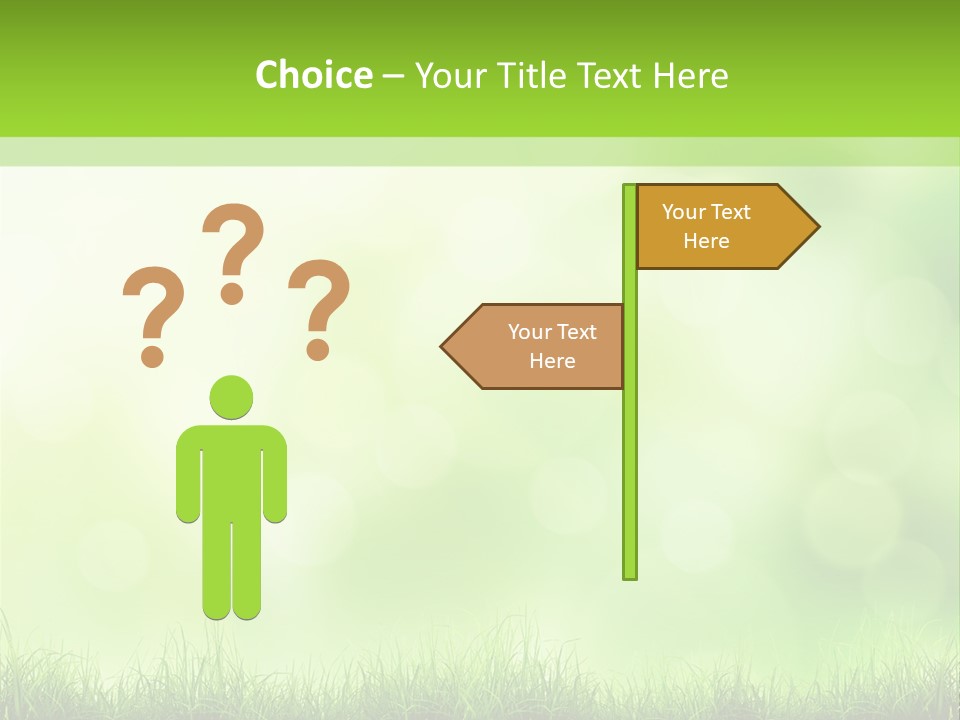 Plain Spring Beautiful PowerPoint Template