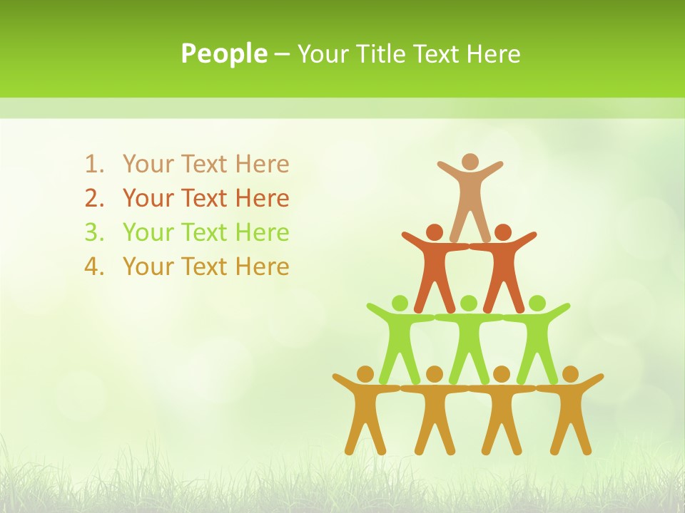 Plain Spring Beautiful PowerPoint Template