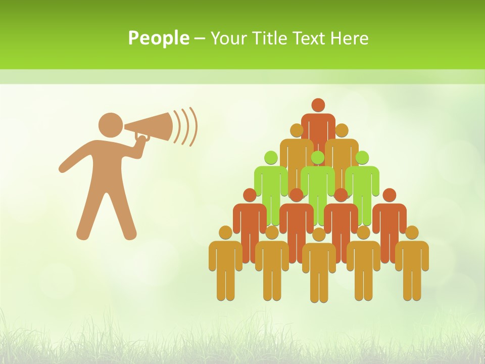 Plain Spring Beautiful PowerPoint Template