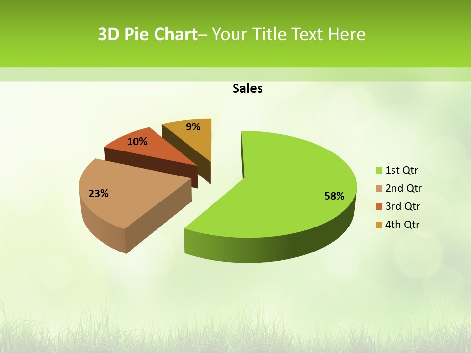 Plain Spring Beautiful PowerPoint Template