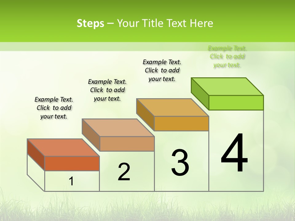 Plain Spring Beautiful PowerPoint Template