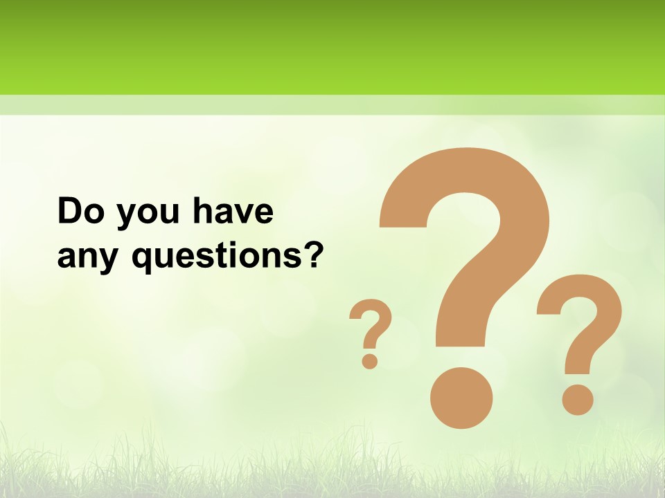 Plain Spring Beautiful PowerPoint Template