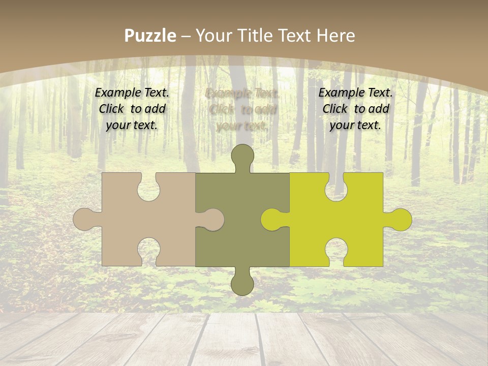 Table Colorful Light PowerPoint Template