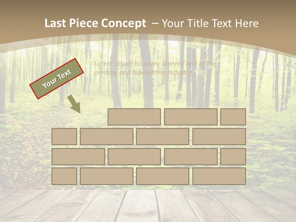 Table Colorful Light PowerPoint Template