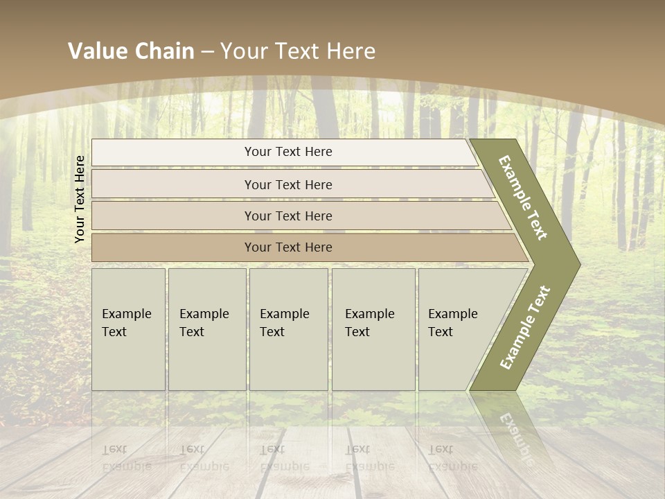 Table Colorful Light PowerPoint Template