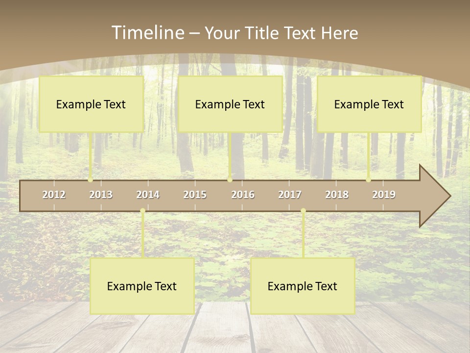 Table Colorful Light PowerPoint Template