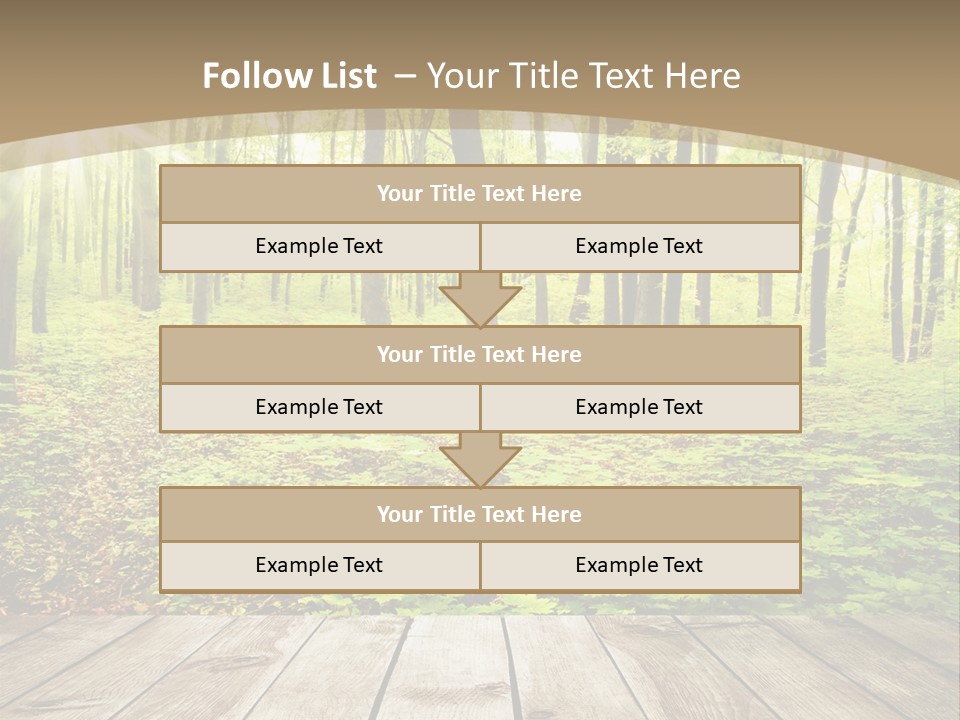 Table Colorful Light PowerPoint Template
