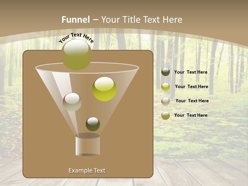 Table Colorful Light PowerPoint Template