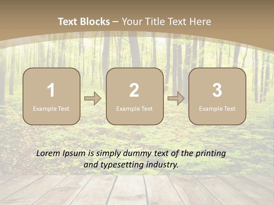 Table Colorful Light PowerPoint Template