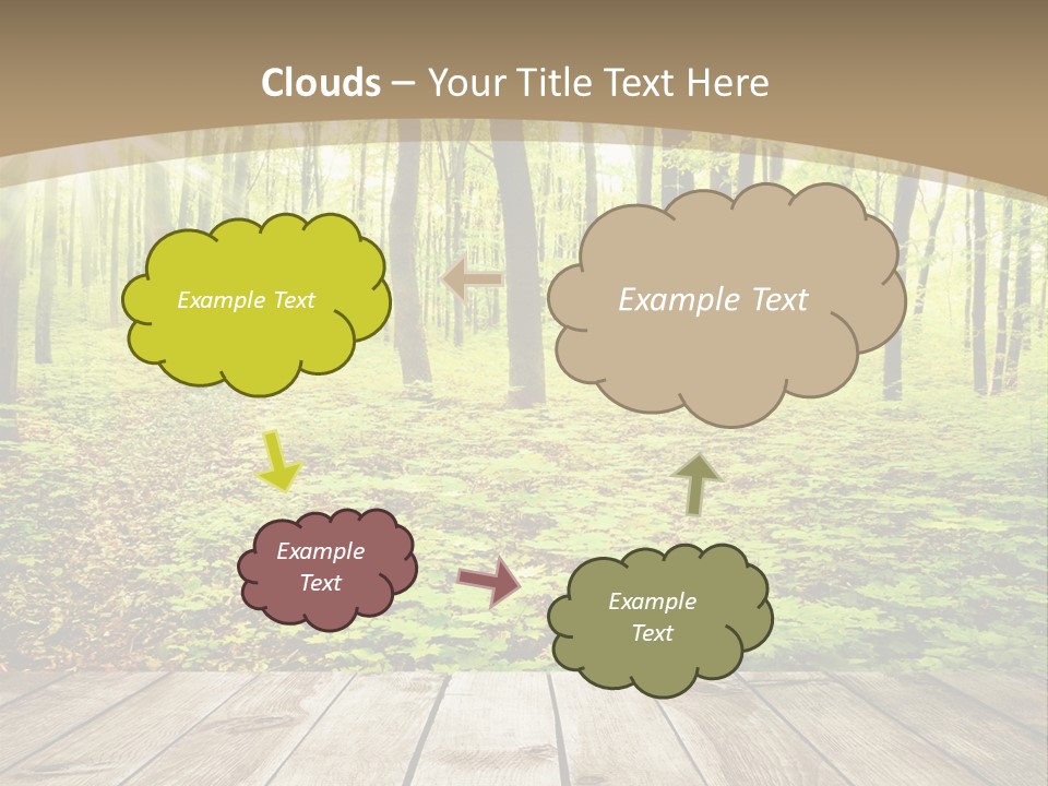 Table Colorful Light PowerPoint Template