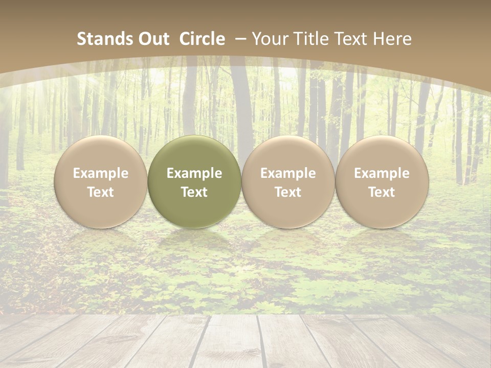 Table Colorful Light PowerPoint Template