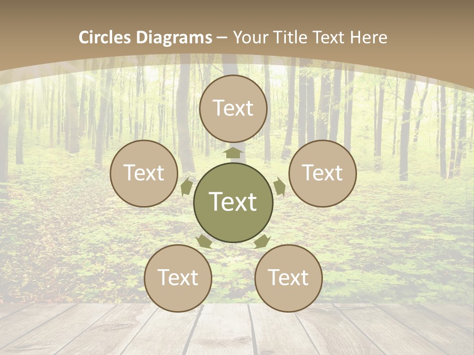 Table Colorful Light PowerPoint Template