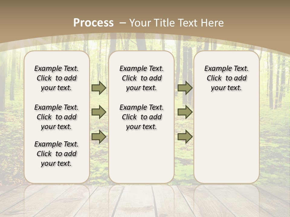 Table Colorful Light PowerPoint Template
