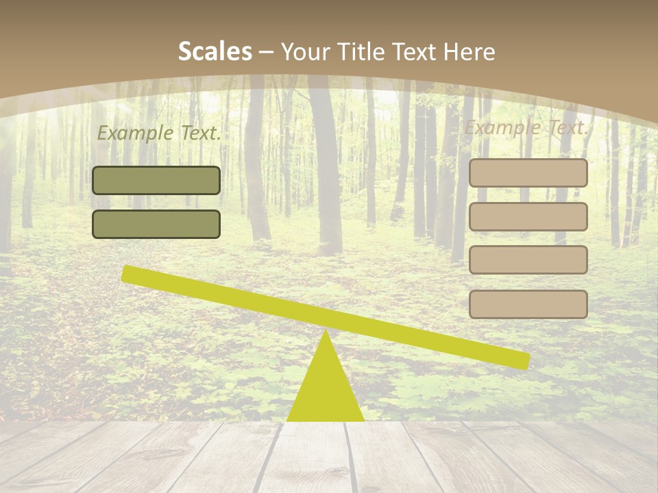 Table Colorful Light PowerPoint Template