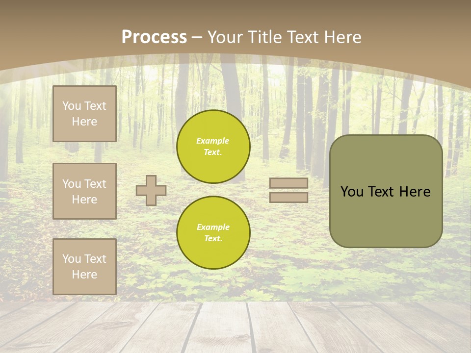 Table Colorful Light PowerPoint Template