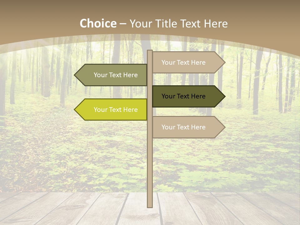Table Colorful Light PowerPoint Template