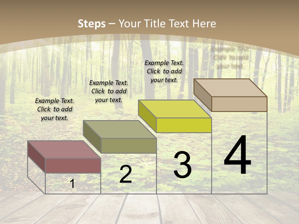 Table Colorful Light PowerPoint Template