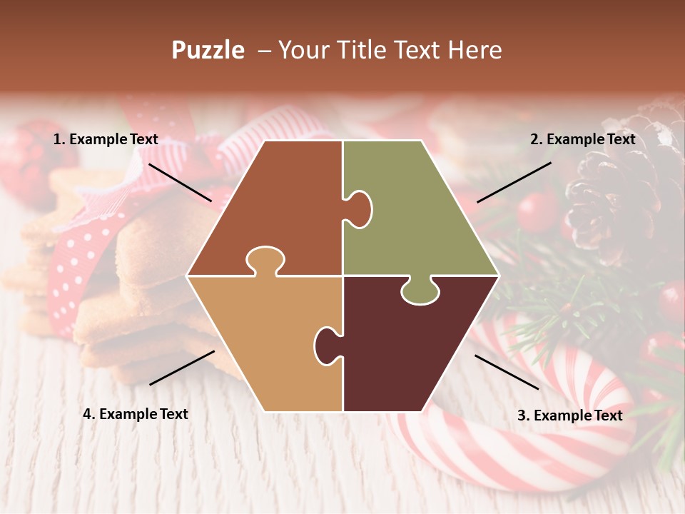 Arrangement Xmas Gift PowerPoint Template