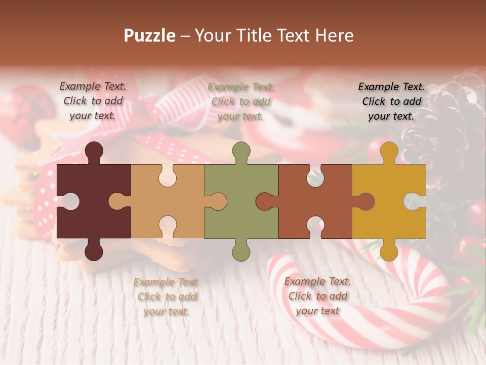 Arrangement Xmas Gift PowerPoint Template