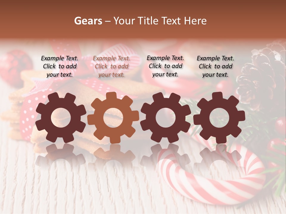 Arrangement Xmas Gift PowerPoint Template