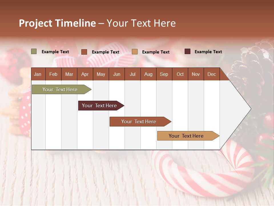 Arrangement Xmas Gift PowerPoint Template