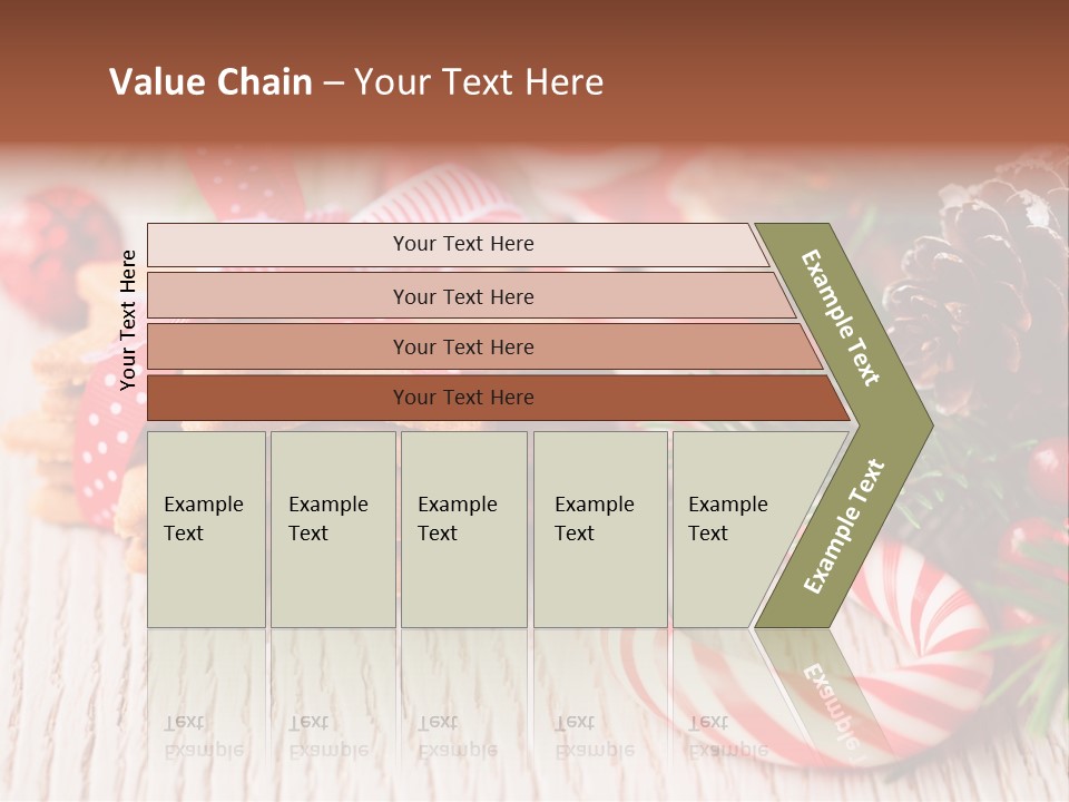 Arrangement Xmas Gift PowerPoint Template