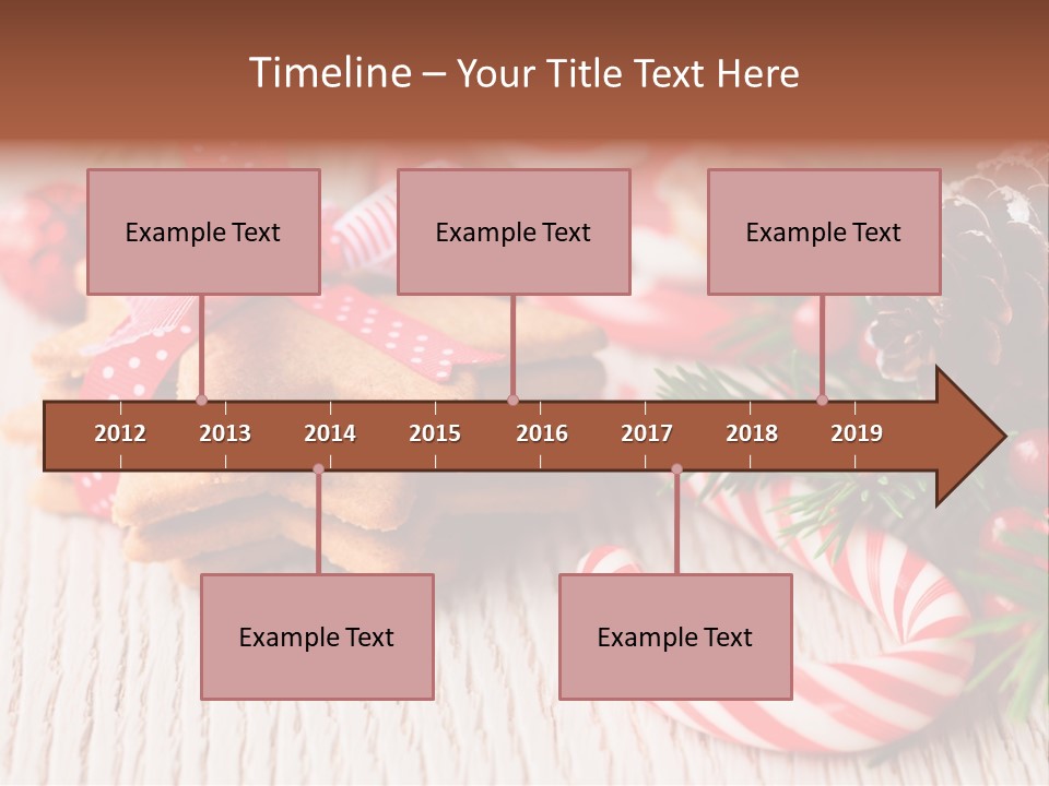 Arrangement Xmas Gift PowerPoint Template