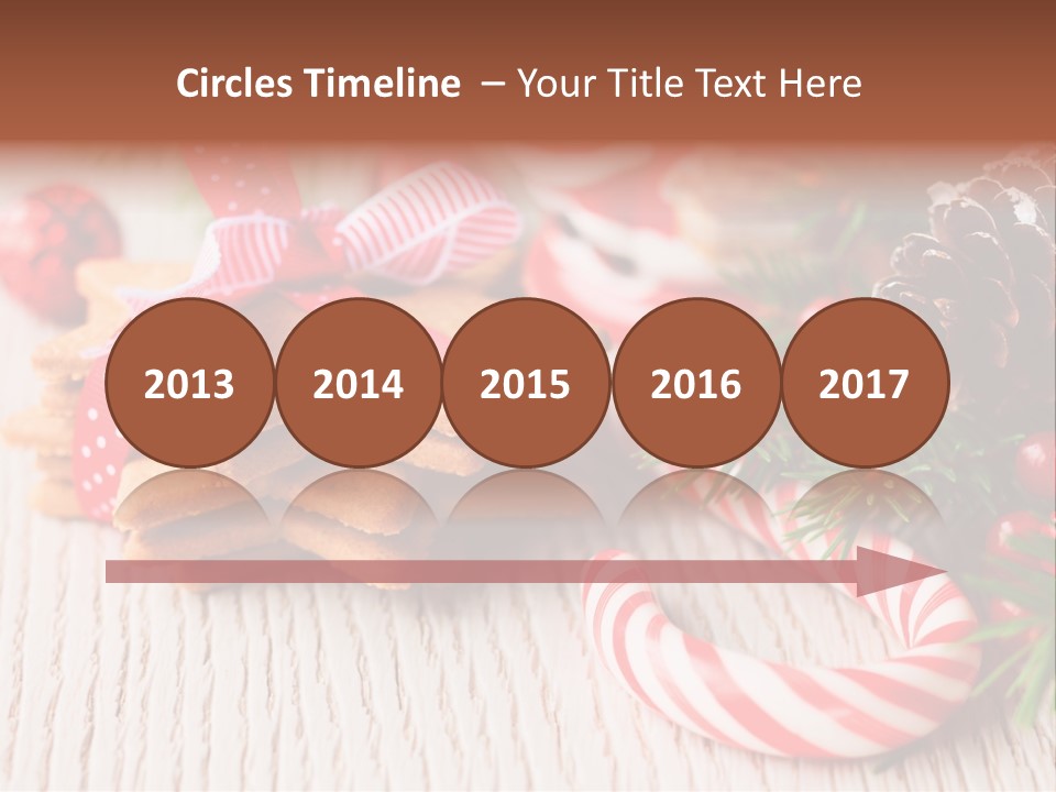 Arrangement Xmas Gift PowerPoint Template