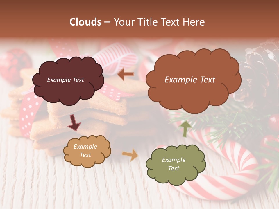 Arrangement Xmas Gift PowerPoint Template