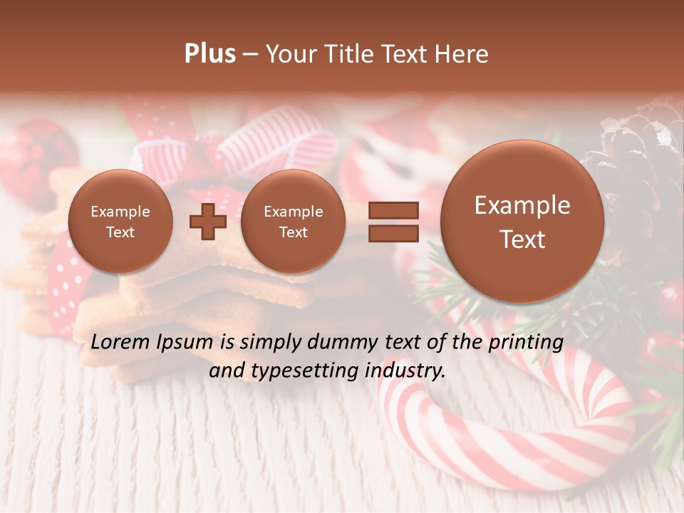 Arrangement Xmas Gift PowerPoint Template