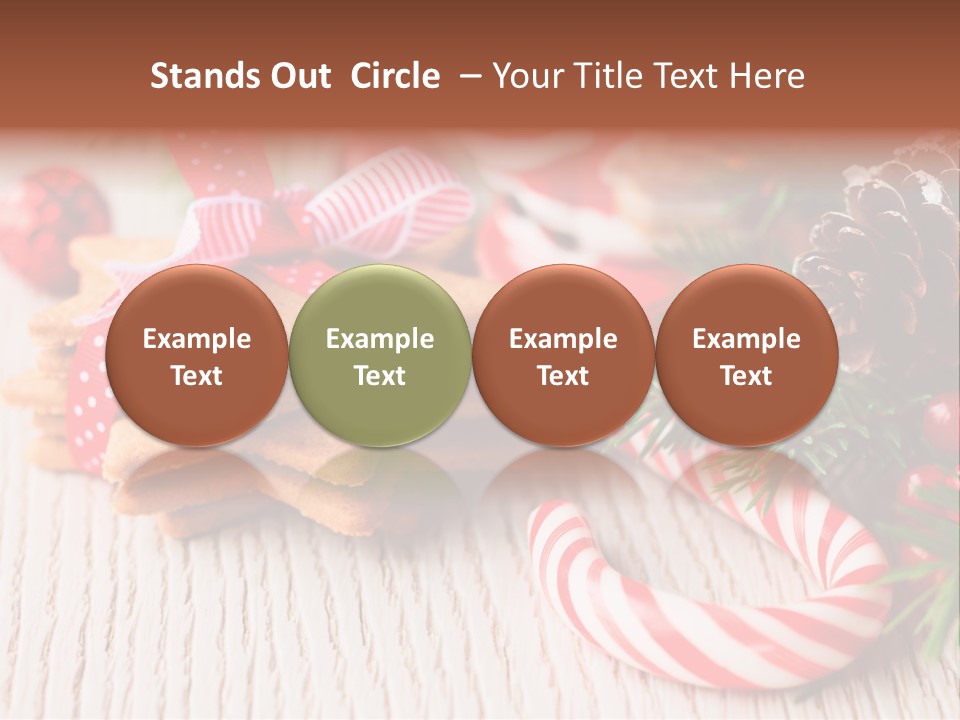 Arrangement Xmas Gift PowerPoint Template