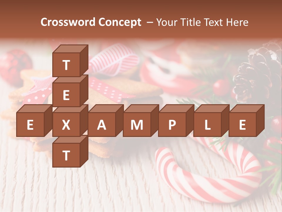 Arrangement Xmas Gift PowerPoint Template