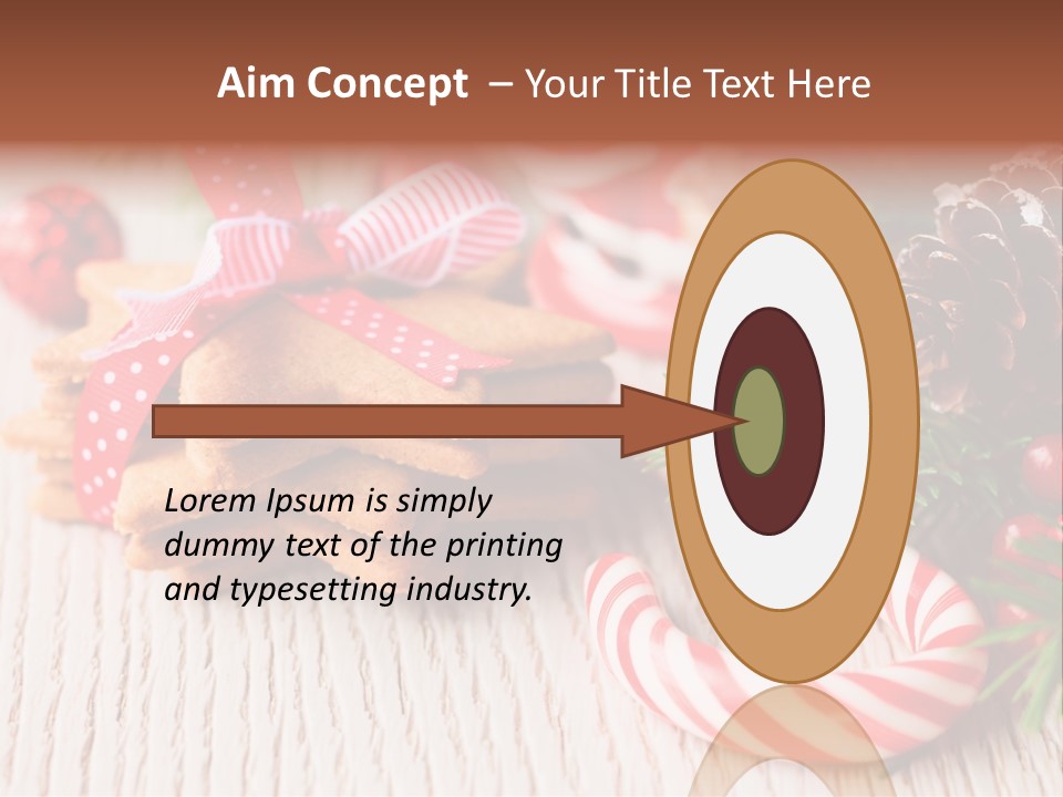 Arrangement Xmas Gift PowerPoint Template