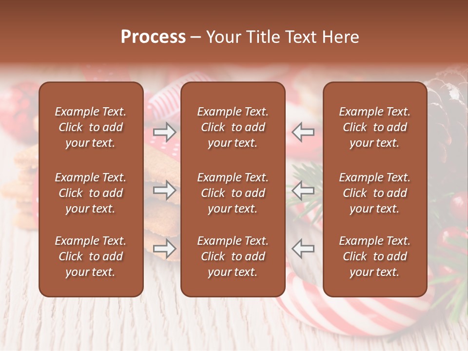 Arrangement Xmas Gift PowerPoint Template