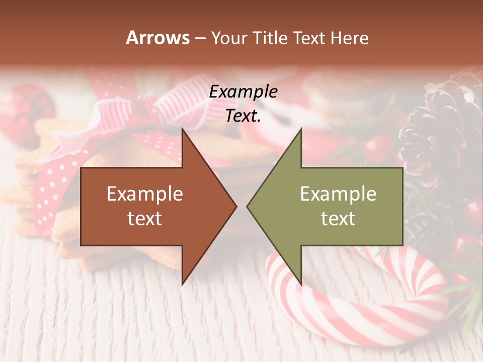 Arrangement Xmas Gift PowerPoint Template