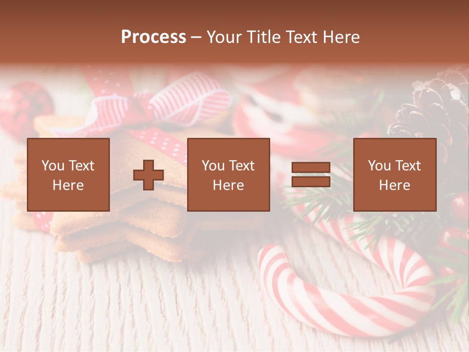 Arrangement Xmas Gift PowerPoint Template