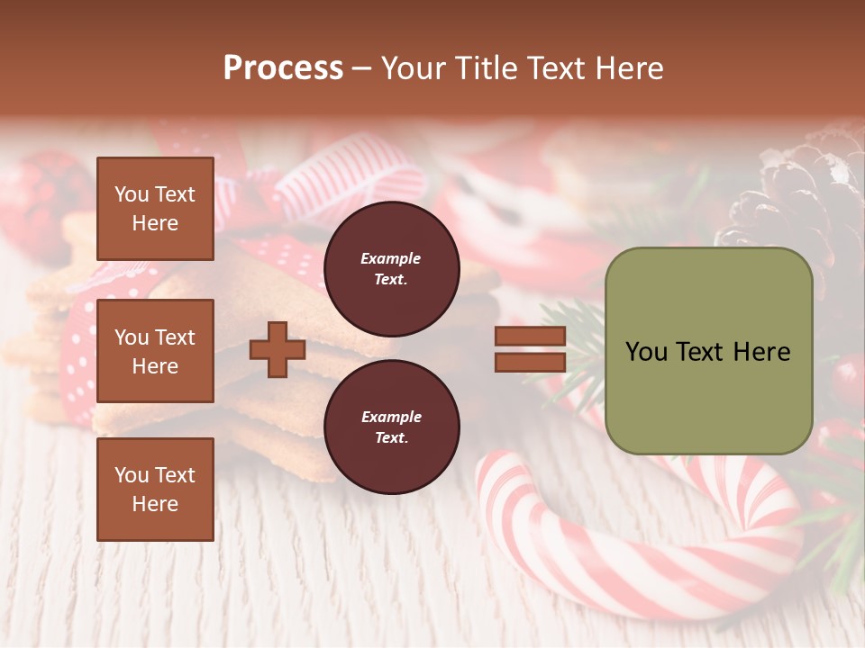 Arrangement Xmas Gift PowerPoint Template