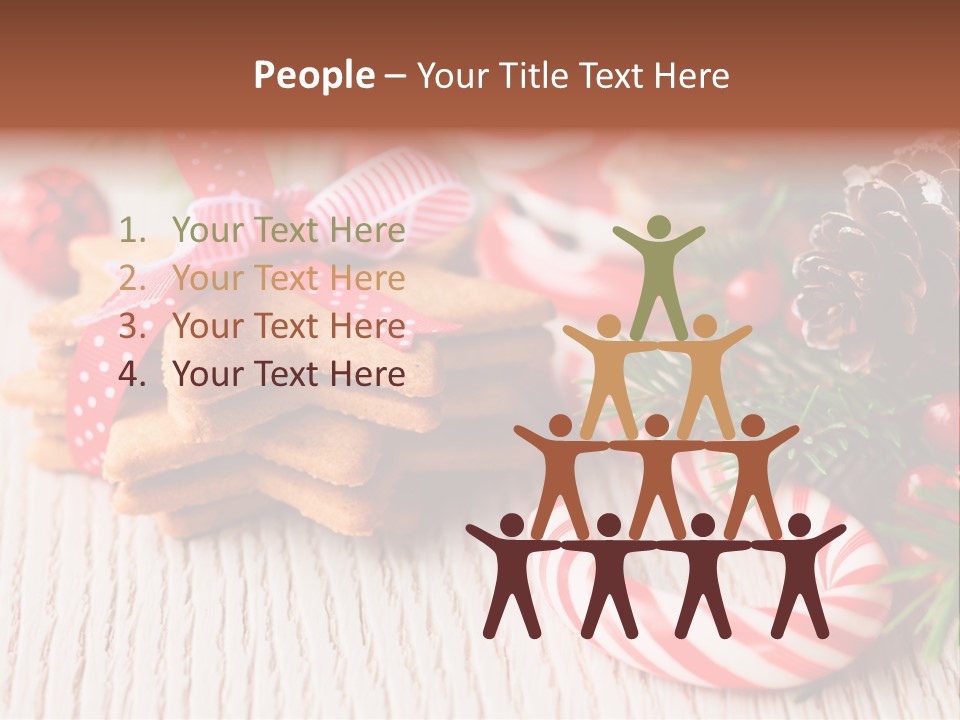 Arrangement Xmas Gift PowerPoint Template