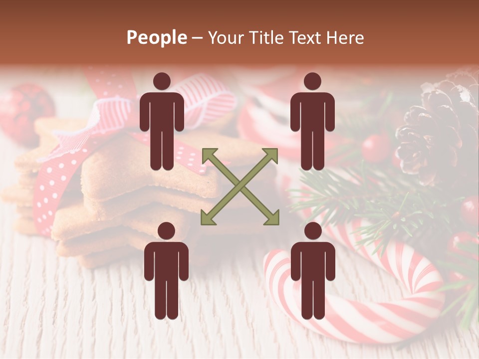 Arrangement Xmas Gift PowerPoint Template