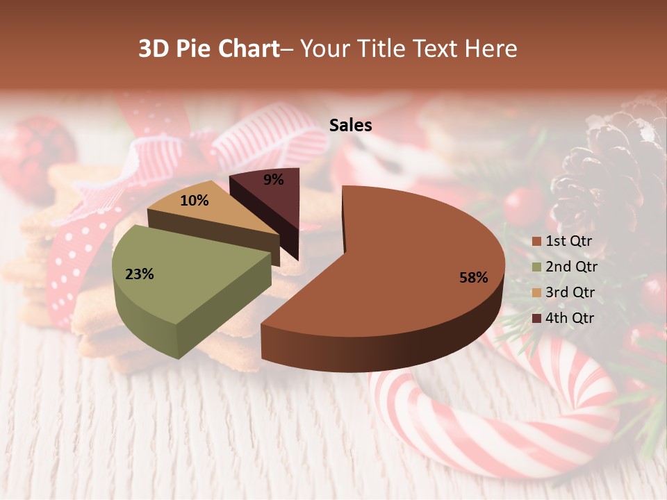 Arrangement Xmas Gift PowerPoint Template