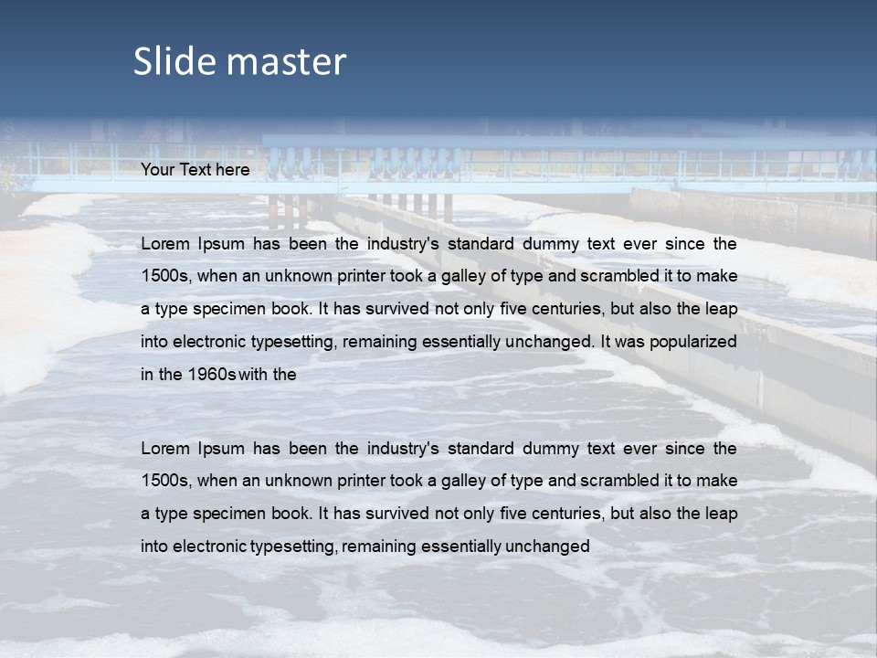 Biofilters Sewage Physical PowerPoint Template